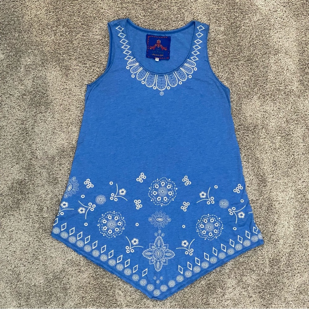 Johnny was Light Blue Tank Dress Size M